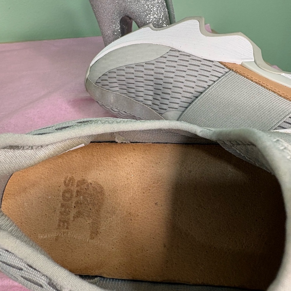 Sorel Gray Women's Sneakers - Picture 6 of 9